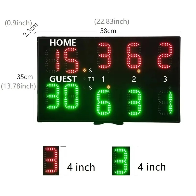 Portle Xcm Digital Pl Court Sc - Scoreboard Digital review and price