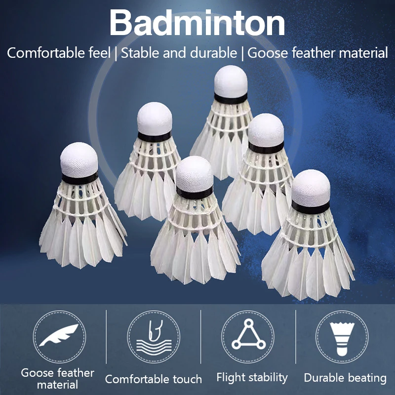 New White Goose Feather Badmin - Feather Shuttlecock review and price