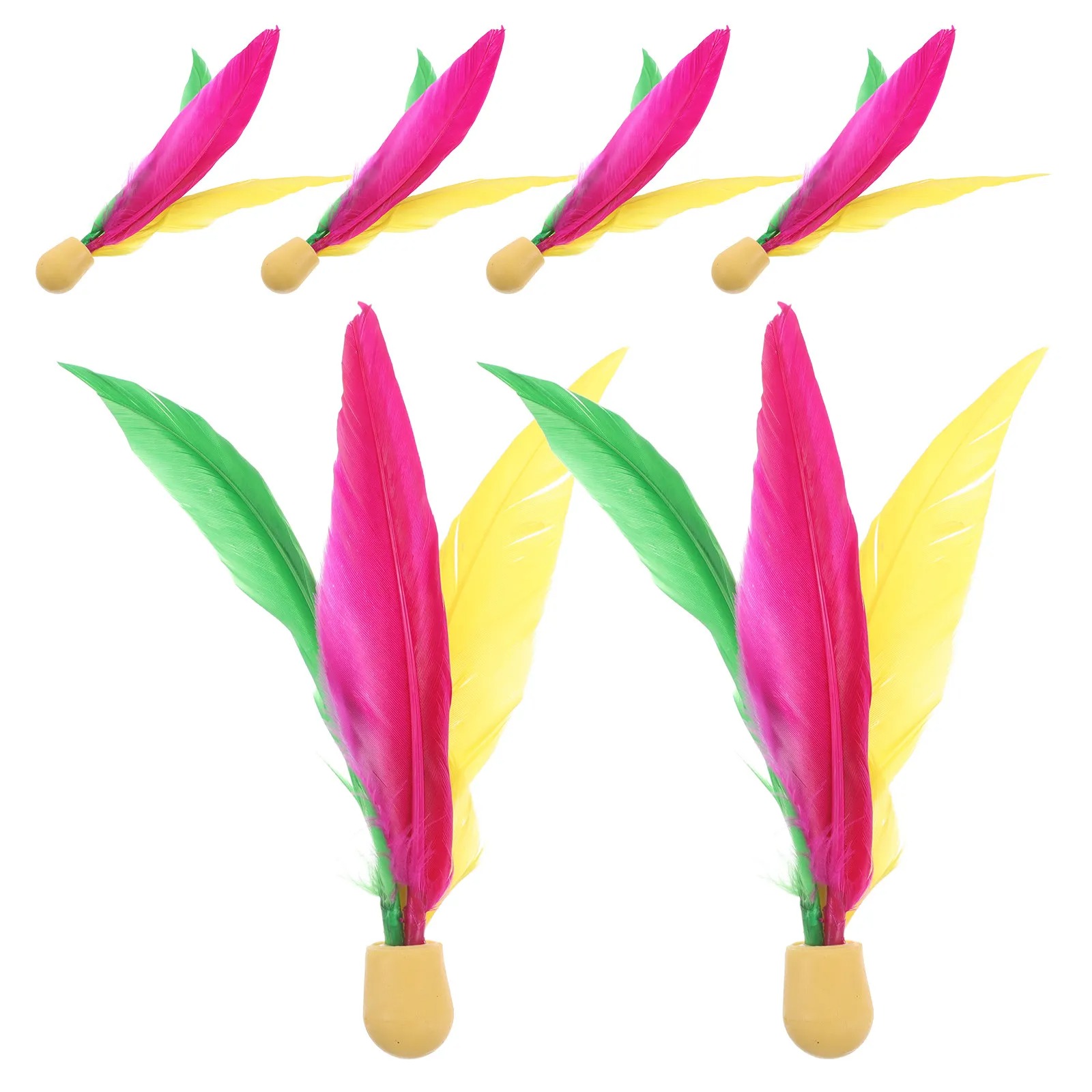 10Pcs Outdoor Badminton Balls  - Feather Shuttlecock review and price
