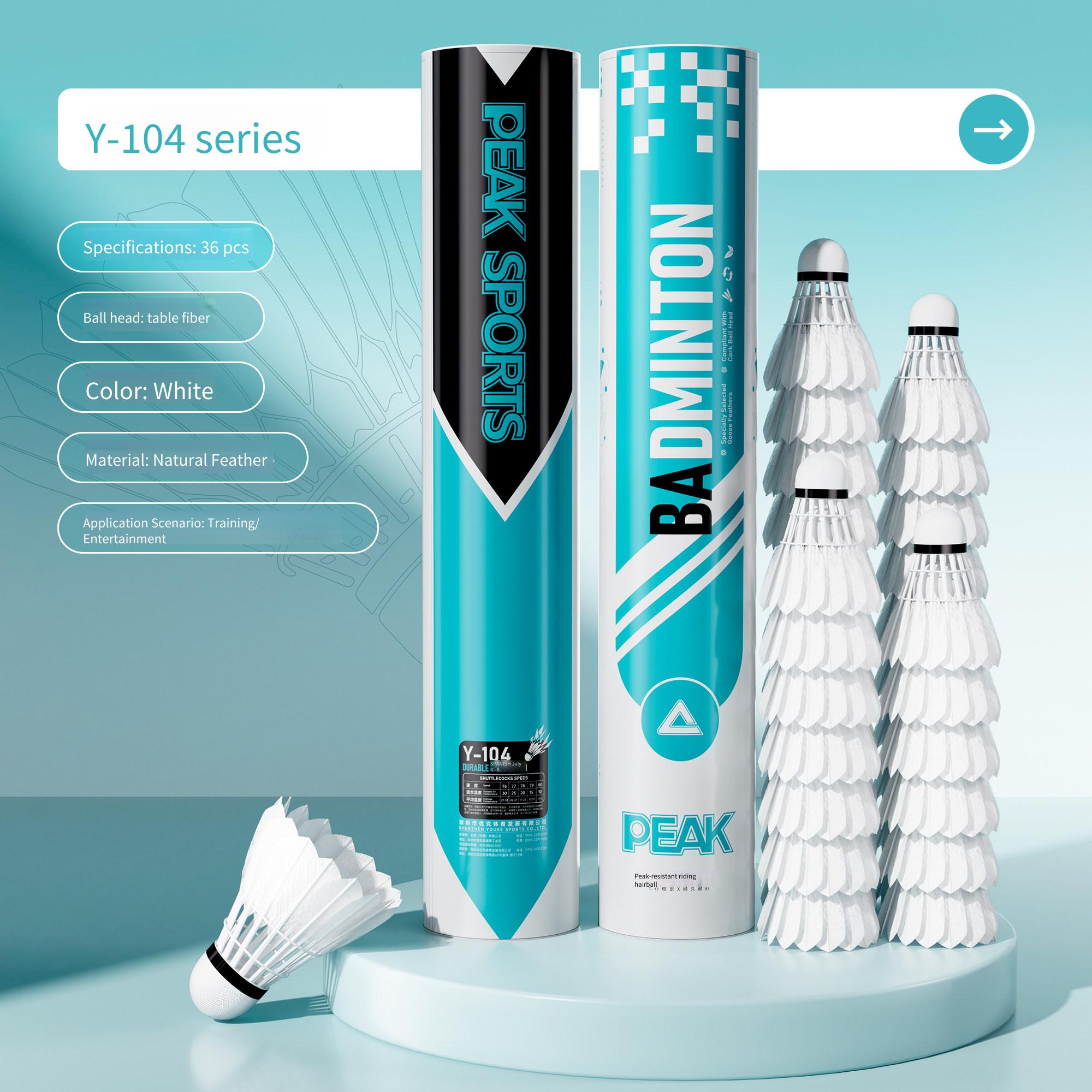 PEAK Goose Feather Badminton O - Feather Shuttlecock review and price
