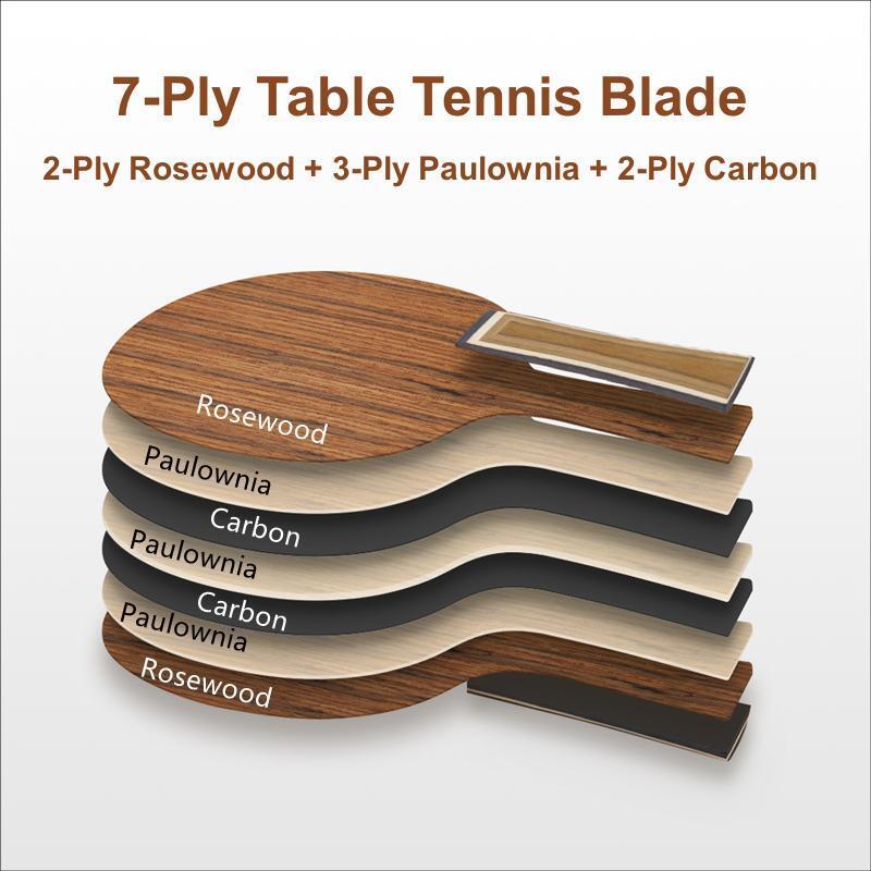 Rosewood Table Tennis Board Pr - Badminton Racket Carbon review and price